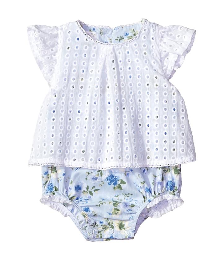 Mud Pie - Eyelet Overlay Crawler