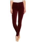 Ag Adriano Goldschmied - The Velvet Farrah Skinny In Deep Currant