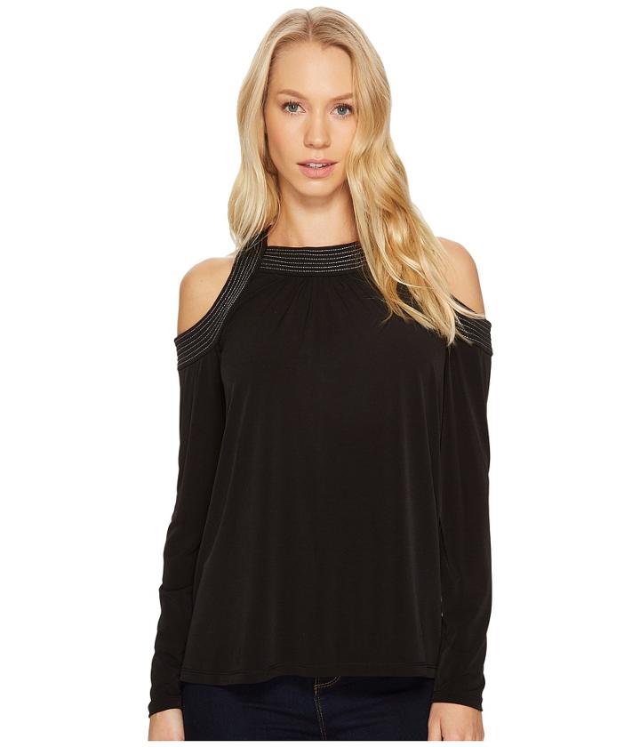 Michael Michael Kors - Trapunto Cold Shoulder Top