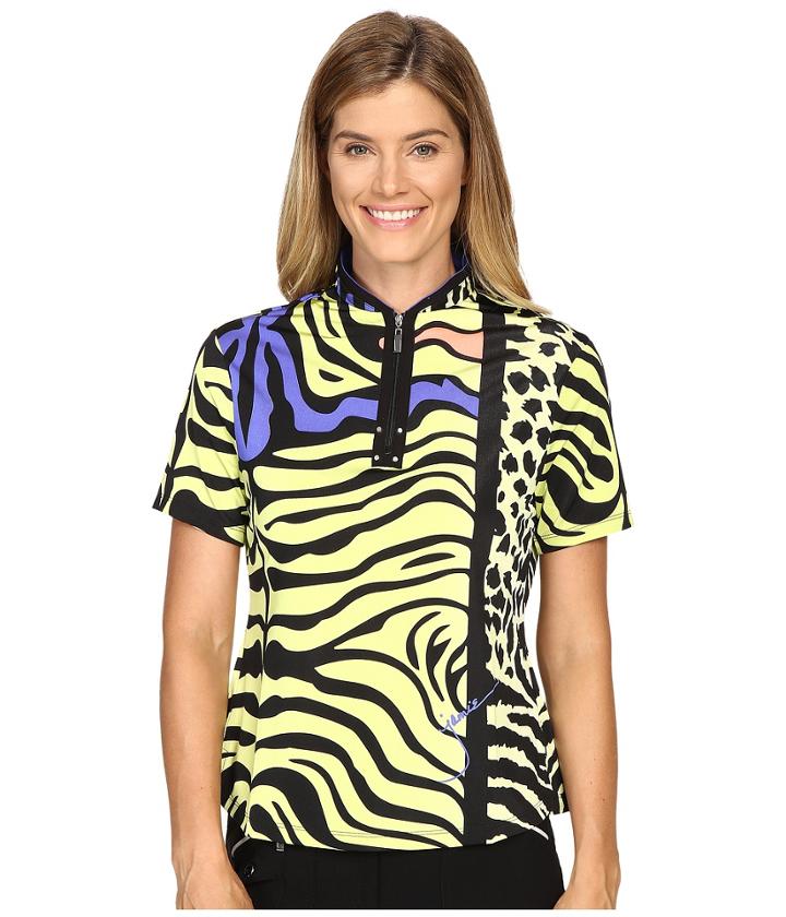 Jamie Sadock - Animal Print Short Sleeve Top