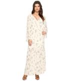 Brigitte Bailey - Jody Long Sleeve Floral Print Maxi Dress