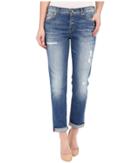 7 For All Mankind - Josefina W/ Destroy In Bright Bluebell