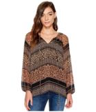 Kensie - Animal Mash Up Top Ks7k4305