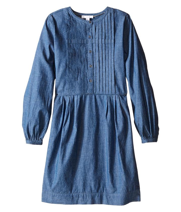 Burberry - Mini Rosaline Pleat Front Dress
