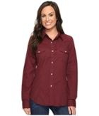 Roper - 0735 Solid Broadcloth Fancy Shirt In Wine