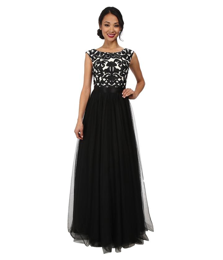 Aidan Mattox Embroid Ball Gown