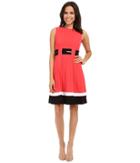 Calvin Klein - Color Block Fit Flare Dress Cd6x1371