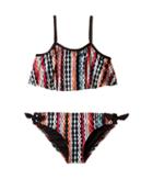 Ella Moss Girl - The Dreamer Crop Top And Hipster With Ties