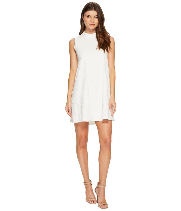 Catherine Catherine Malandrino - Sleeveless Mock Neck Dress