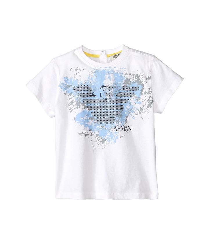 Armani Junior - Graphic Tee W/ Paint Splatter Logo