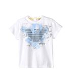 Armani Junior - Graphic Tee W/ Paint Splatter Logo