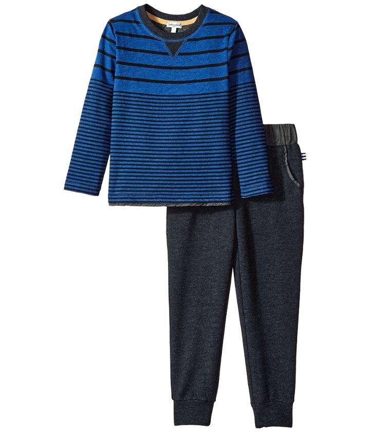 Splendid Littles - Long Sleeve Mix Top With Pants Set