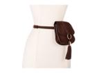 Michael Michael Kors - 13mm Suede Belt Bag With Heavy Stitch Detail And Front Tassel