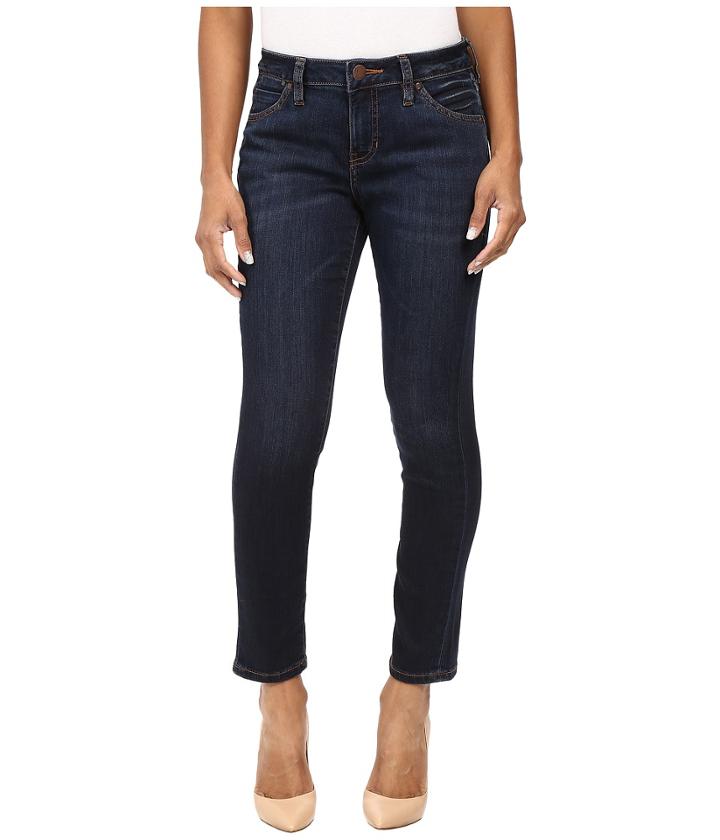 Jag Jeans Petite - Petite Penelope Slim Ankle In Platinum Denim In Indio