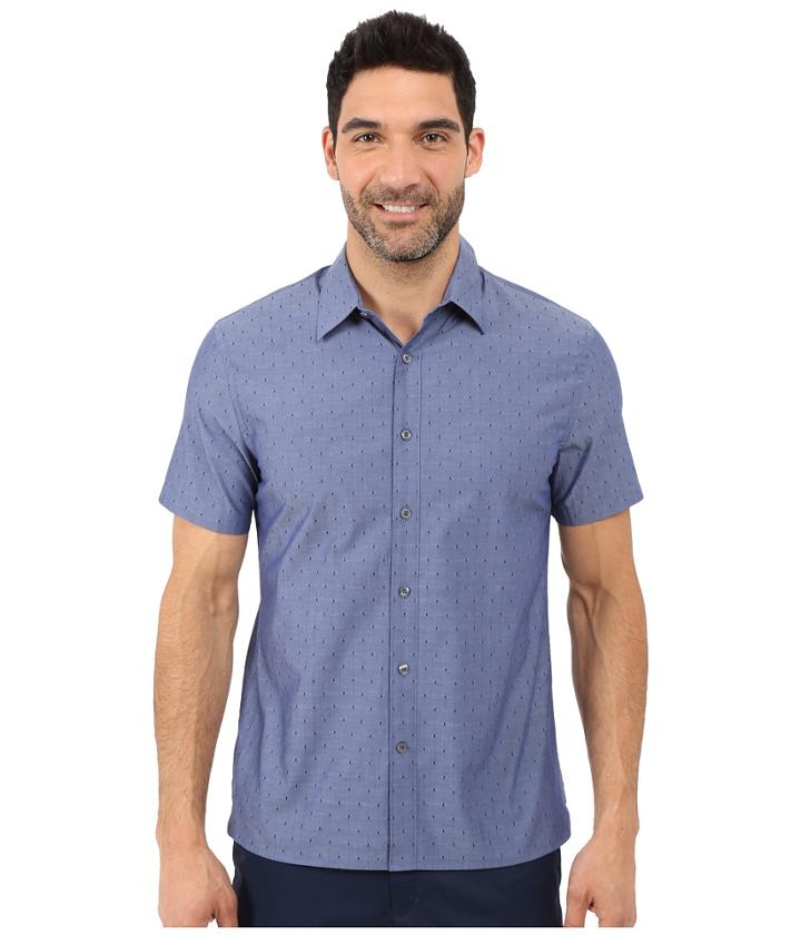 Perry Ellis - Irridescent Diamond Jacquard Shirt