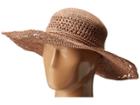 San Diego Hat Company - Rhm6006 Crochet Raffia Oval Crown Sun Brim Hat
