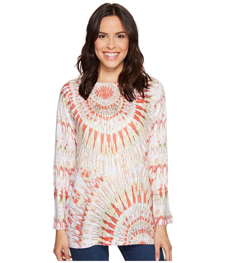 Nally &amp; Millie - Orange Tie-dye Top