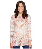 Nally &amp; Millie - Orange Tie-dye Top