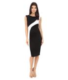 Calvin Klein - Color Block Cap Sleeve Dress Cd6a1v8u