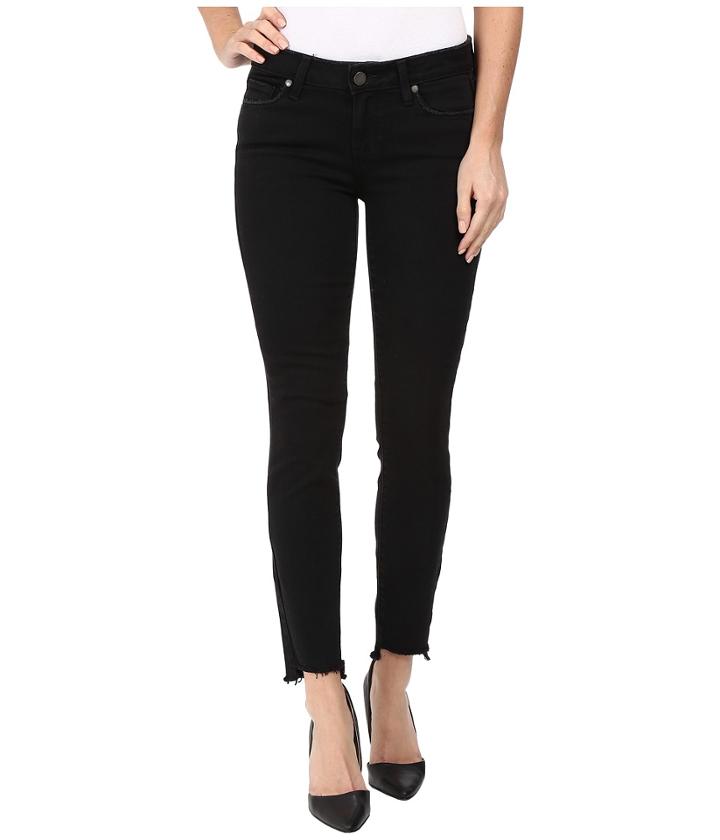 Paige - Verdugo Ankle W/ Uneven Hem In Vintage Black