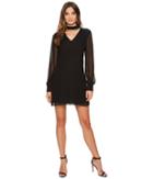 Cece - Zoey - Long Sleeve Bar Neck High-low Dress