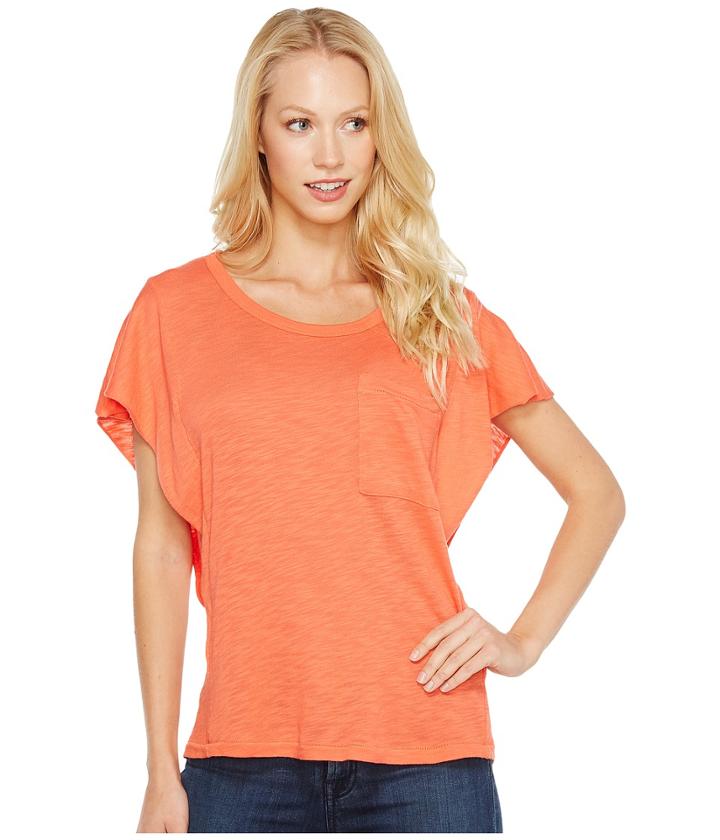 Splendid - Short Sleeve Ruffle Top