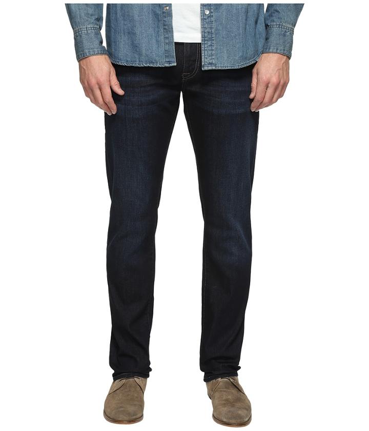 Mavi Jeans - Marcus Regular Rise Slim Straight Leg In Rinse Brushed Williamsburg