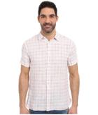 Perry Ellis - Linen Check Pattern Shirt