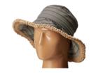 San Diego Hat Company - Rbm5563 Bucket Ribbon Hat With Crochet Hemp Edging
