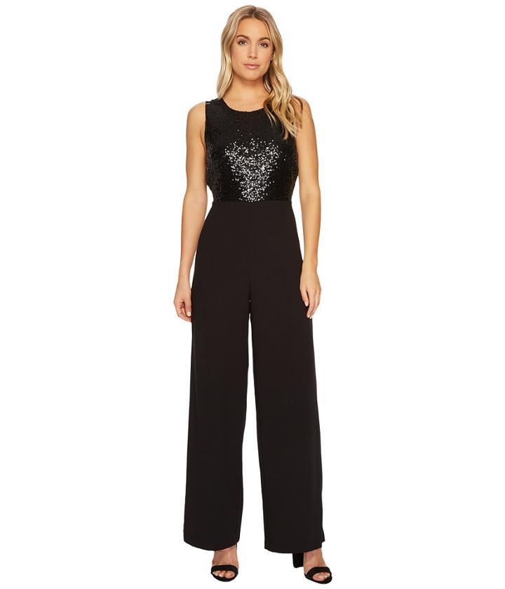 Kensie - Sequin Crepe Jumpsuit Ksdk8114