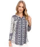 Lucky Brand - Wood Block Printed Top