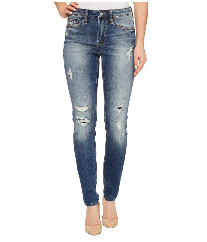 Jean Shop - Nikki Skinny Cutoff In Hobo