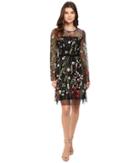 Hale Bob - Constant Gardener Embroidered Mesh Dress