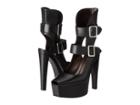 Vera Wang - Stacked High Heel With Double Ankle Straps