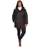 Marc New York By Andrew Marc - Plus Size Renee 30 Chevron Down Coat