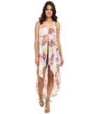 Jack By Bb Dakota - Verona Printed Crepe De Chine Vest And Ladder Tape Trim