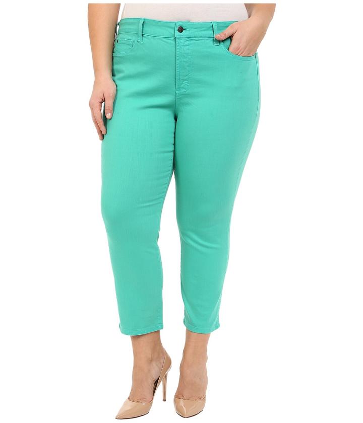 Nydj Plus Size - Plus Size Ira Slim Ankle In Jade Mint