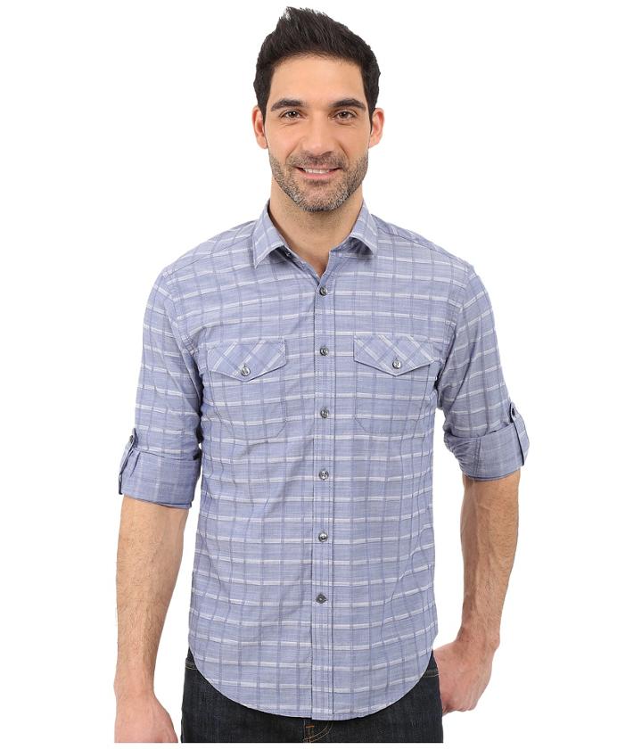 James Campbell - Serif Plaid Long Sleeve Woven