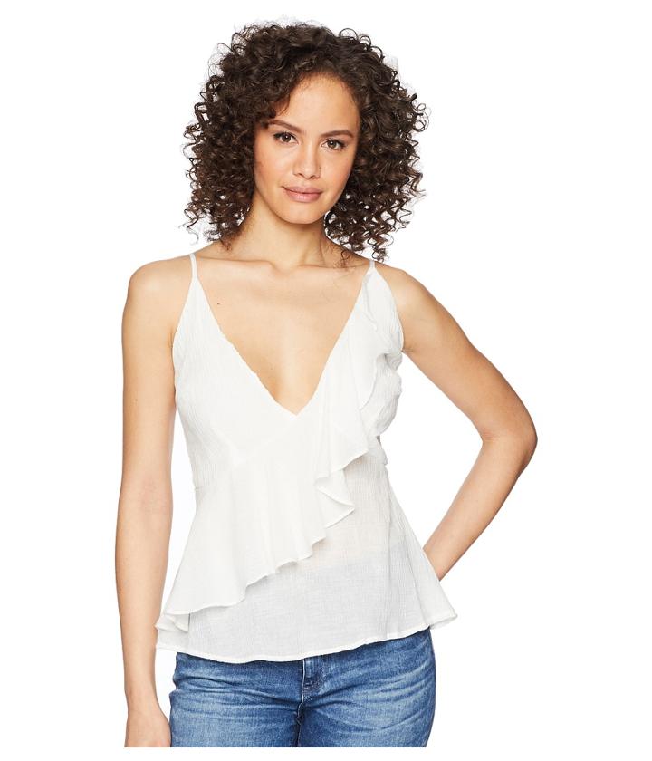 Bb Dakota - Steffi Crinkle Gauze Ruffle Top