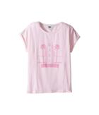 Karl Lagerfeld Kids - Short Sleeve Melange Jersey Tee W/ Miami Print