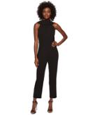 Adrianna Papell - Knit Crepe Roll Neck Jumpsuit