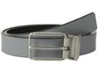 Calvin Klein 32mm Reversible Flat Strap Saffiano Leather To Smooth