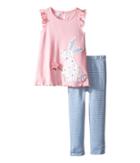 Mud Pie - Bunny Tunic And Leggings Set