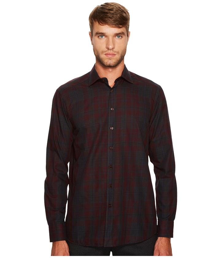 Etro - Shadow Plaid Button Down Shirt