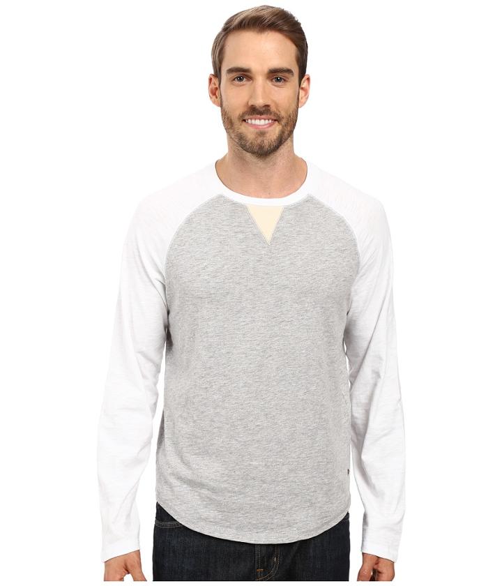 True Grit - Vintage Raglan Long Sleeve Tee With Stitch And Trim Detail
