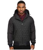 Scotch &amp; Soda - Short Quilted Jacket In Mix Match Wool And Nylon Quality