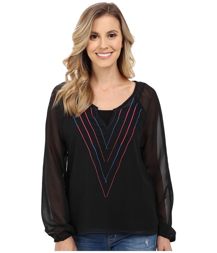 Cruel - Peasant Blouse Slit Back