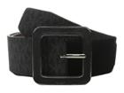 Michael Michael Kors - 50mm Logo Pvc Waist Belt On Saffiano Inlay Buckle With Stretch Back
