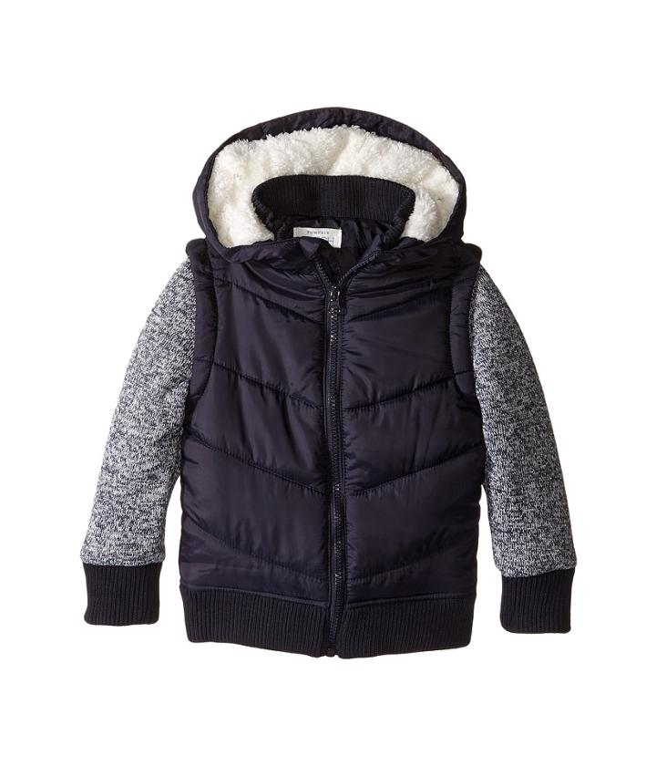 Pumpkin Patch Kids - Knit Sleeve Puffer Jacket