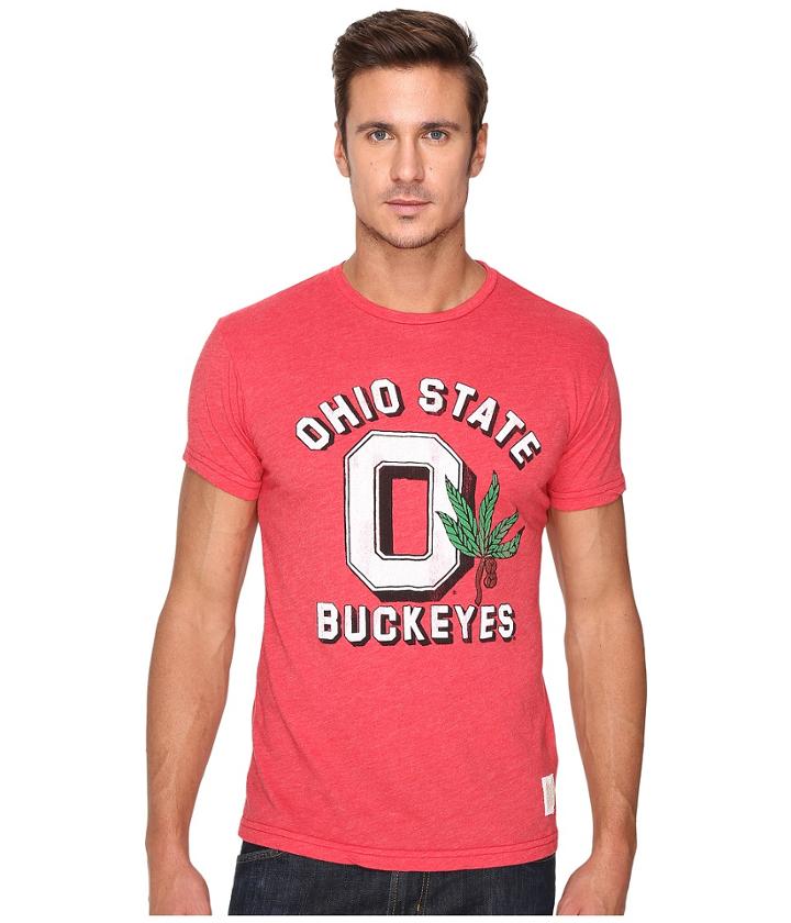 The Original Retro Brand - Ohio State Short Sleeve Heather Tee